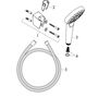 Душевой набор Hansgrohe Croma Select S, 1jet, 26420400