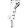 Душевой набор Hansgrohe Crometta, 1jet, с держателем и шлангом 125 см, 26690400