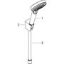 Душевой набор Hansgrohe Crometta Vario, с держателем и шлангом 125 см, 26691400