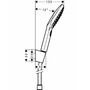 Душевой набор Hansgrohe Raindance Select E 120, 3jet, шланг 160 см, 26720400