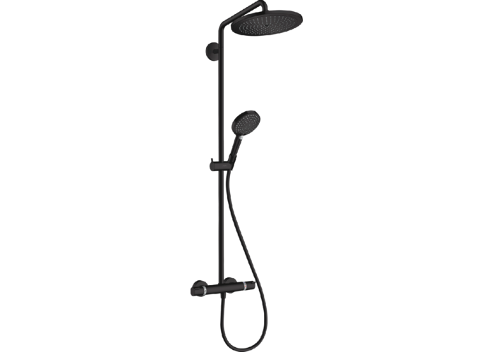 Душевая с термостатом Hansgrohe Croma Select 280, черный, 26890670