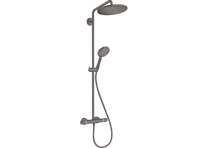 Душевая с термостатом Hansgrohe Croma Select 280, черный хром, 26890340