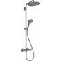 Душевая с термостатом Hansgrohe Croma Select 280, черный хром, 26890340