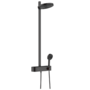 Душевая система Hansgrohe Pulsify Showerpipe 260, 2j, EcoSmart, матовый черный, 24241670