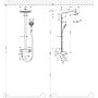Душевая система Hansgrohe Raindance Select E, 2jet, EcoSmart, 27283000