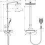 Душевая система Hansgrohe Raindance Select E 360, 1jet, EcoSmart, 27286000