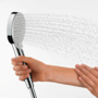 Душевая система Hansgrohe Vernis Shape Showerpipe 230, 1j, Reno EcoSmart, хром, 26289000