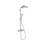 Душевая система с термостатом Hansgrohe Crometta S 240 Showerpipe, EcoSmart, 27268000