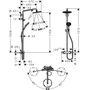 Душевая система с термостатом Hansgrohe Raindance Select 240, 27116000