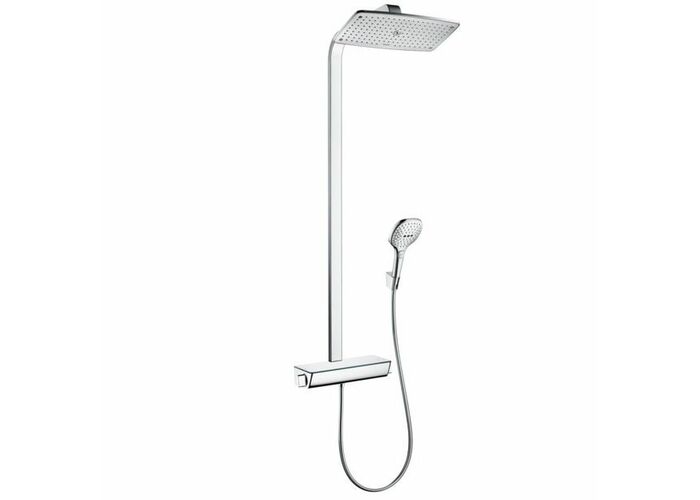 Душевая система с термостатом Hansgrohe Raindance Select E 360, 1jet, EcoSmart, 27286400