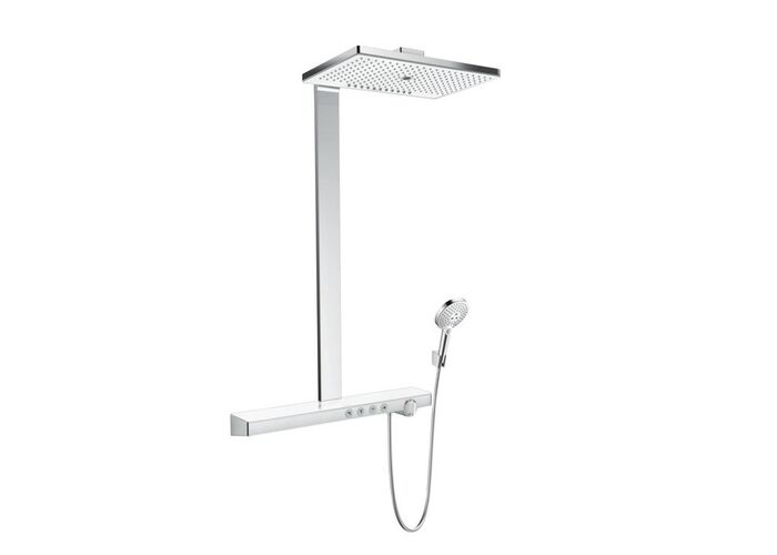 Душевая система с термостатом Hansgrohe Showerpipe 460, 3jet, EcoSmart, 27029400