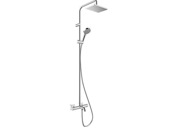 Душевая стойка для ванны Hansgrohe Vernis Blend Showerpipe 230, 1j, EcoSmart, 26098000