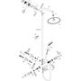 Душевая стойка со смесителем Hansgrohe Crometta S 240, 1jet, 27267000