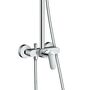 Душевая стойка со смесителем Hansgrohe Crometta S 240, 1jet, Ecosmart, 27269000