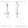 Душевой гарнитур Hansgrohe Croma Select E Multi SemiPipe, 27248400
