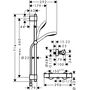 Душевой набор Hansgrohe Croma Select Vario, 27833400
