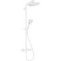 Душевой набор с термостатом Hansgrohe Croma Select S 280, EcoSmart, белый матовый, 26891700