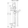 Душевая штанга Hansgrohe Unica S Puro, со шлангом 65 см, 28632140
