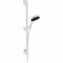 Душевая стойка Hansgrohe Pulsify Relaxation 105, 3jet, штанга 65 см, белый матовый, 24160700