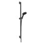Душевая стойка Hansgrohe Pulsify Relaxation 105, 3jet, штанга 90 см, черный матовый, 24170670