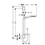 Душевая стойка Hansgrohe Raindance Select S 120, 3jet, 65 см, 26630000