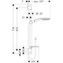 Душевая стойка Hansgrohe Raindance Select Е 150, 3jet, 65 см, 27856000