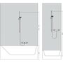 Душевой набор Hansgrohe 120 3jet EcoSmart 9 л/мин со штангой 65 см и мыльницей, 26622000