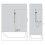 Душевой набор Hansgrohe Croma 100 Vario, EcoSmart, Unica 90 см, 27653000