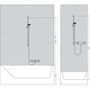 Душевой набор Hansgrohe Croma Select E Vario, EcoSmart, штанга 65 см, 26583400