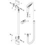 Душевой набор Hansgrohe Croma Select S Vario, EcoSmart, штанга 90 см, 26573400