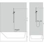 Душевой набор Hansgrohe Crometta Vario, EcoSmart, штанга 65 см, 26534400