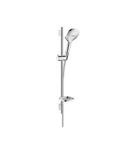 Душевой набор Hansgrohe Raindance Select 120, 3jet, EcoSmart, штанга 65 см, мыльница, 26622400