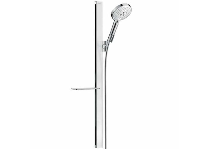 Душевой набор Hansgrohe Raindance Select 120, 3jet, штанга 90 см и мыльница, 27648000