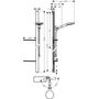 Душевой набор Hansgrohe Raindance Select 120, штанга 150 см, хром, 27646000