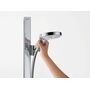 Душевой набор Hansgrohe Raindance Select 120, штанга 90 см, мыльница, 27648400