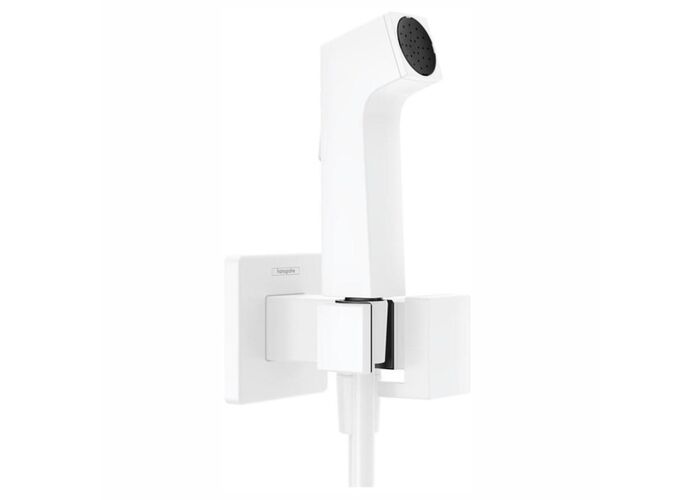 Гигиенический душ Hansgrohe 1jet E, с шлангом 125 см, матовый белый, 29233700
