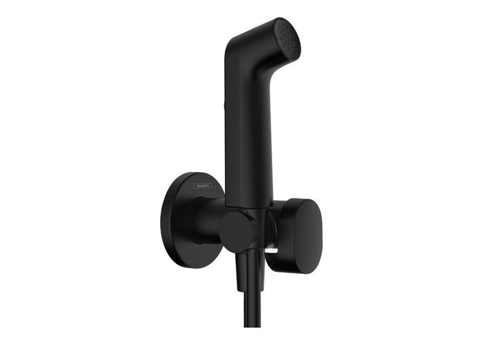 Гигиенический душ Hansgrohe S, EcoSmart, 1 jet, матовый черный, 29232670