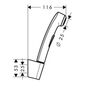 Гигиенический душ Hansgrohe Team Compact, с держателем, 96907000