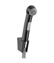 Гигиенический душ Hansgrohe с держателем и шлангом 160 см, черный хром, 32128340