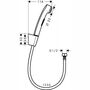 Гигиенический душ Hansgrohe, золото полированное, 32129990