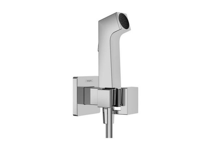 Гигиенический ручной душ Hansgrohe Bidette E EcoSmart+, 1jet, шланг 125 см, держатель, хром, 29233000