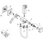 Гигиенический ручной душ Hansgrohe Bidette E EcoSmart+, 1jet, шланг 125 см, держатель, хром, 29233000