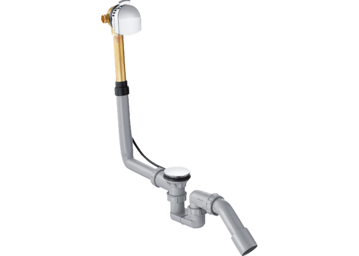 Излив на ванну Hansgrohe Exafill, слив/перелив для стандартных ванн, 58123000
