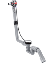 Скрытая часть излива Hansgrohe Exafill S, слив/перелив для стандартных ванн, 58115180