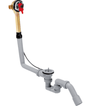 Скрытая часть излива Hansgrohe Exafill, слив/перелив для стандартных ванн, 58125180