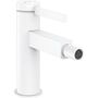 Смеситель для биде Hansgrohe Finoris, с клапаном Push-Open, матовый белый, 76200700