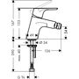 Смеситель для биде Hansgrohe Focus, 31922000
