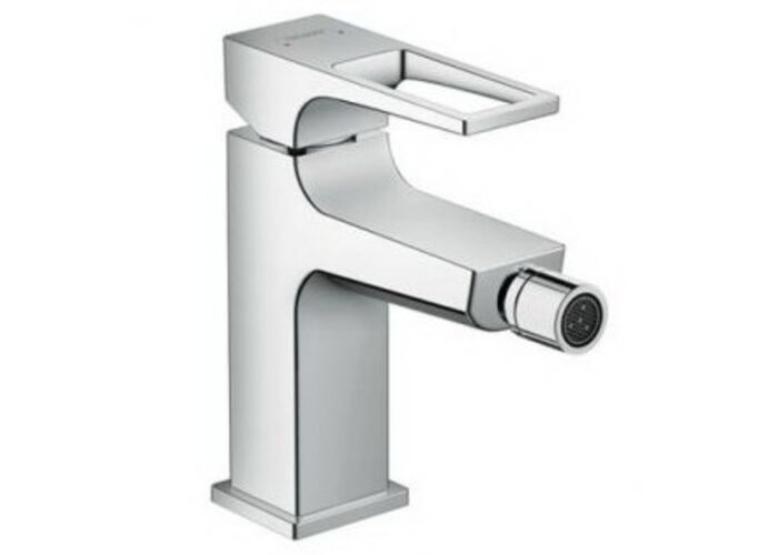 Смеситель для биде Hansgrohe Metropol, рукоятка-петля, Push-Open, 74520000