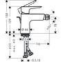 Смеситель для биде Hansgrohe Talis Е, 71720700