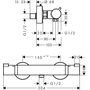 Смеситель-термостат для душа Hansgrohe Ecostat Comfort, 13116000